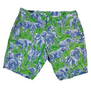 Polo Golf Ralph Lauren Shorts Mens 38 Animal Print Floral Graphic Stretch